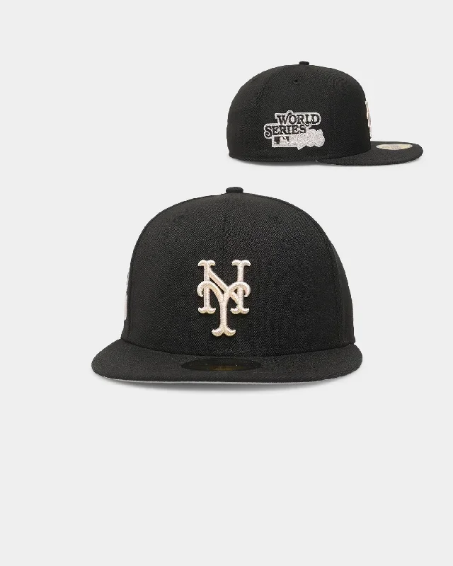 New Era New York Mets World Series 'Stone Tones' 59FIFTY Fitted Black/Stone