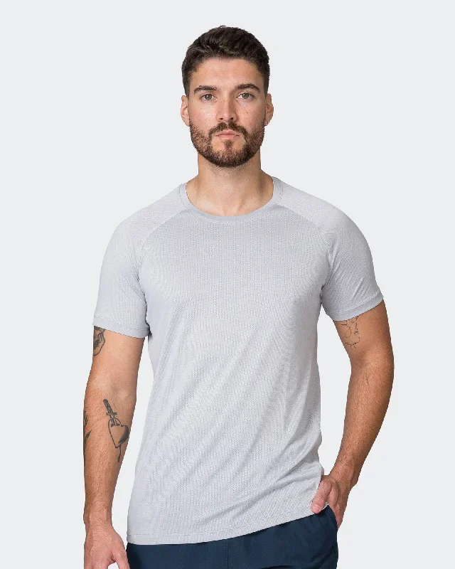 New Heights Running Tee - Quiet Grey