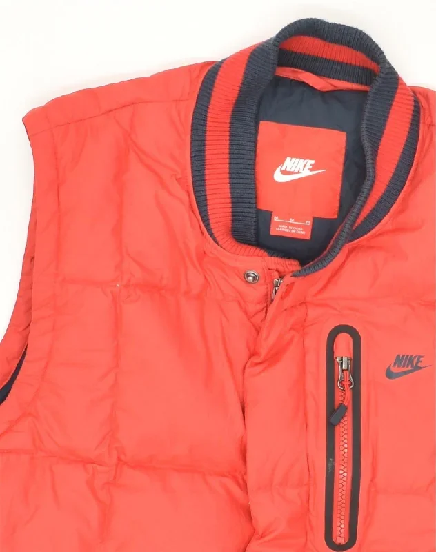 nike-mens-padded-gilet-uk-38-medium-red-polyester