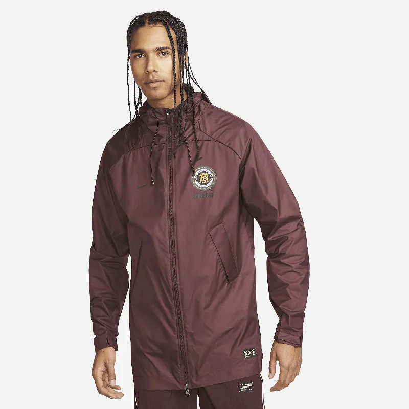 NIKE FC STORM FIT HOODED RAIN JACKET