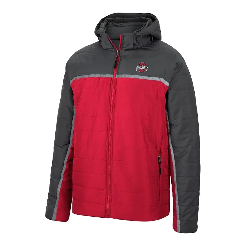 Ohio State Buckeyes Full Zip Puffer Jacket