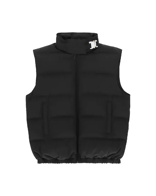 BUCKLE PUFFER VEST -  X