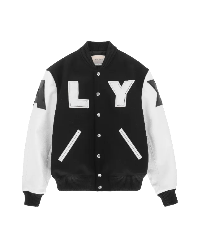 LEATHER PATCH LOGO VARSITY