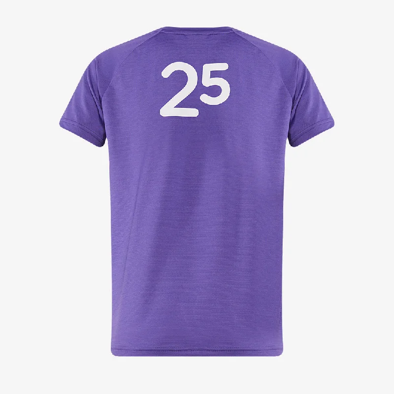 parkrun Milestone Youth T-Shirt 25 - Purple