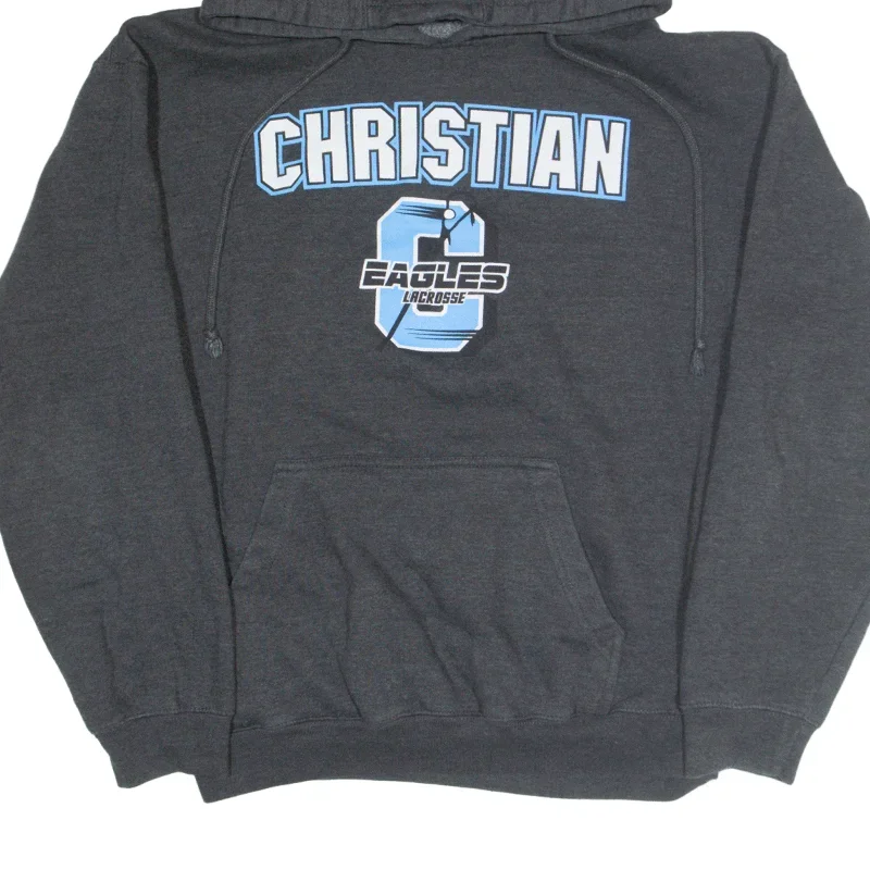 pennant-christian-eagles-lacrosse-hoodie-grey-pullover-mens-m-jj2-220523-4743