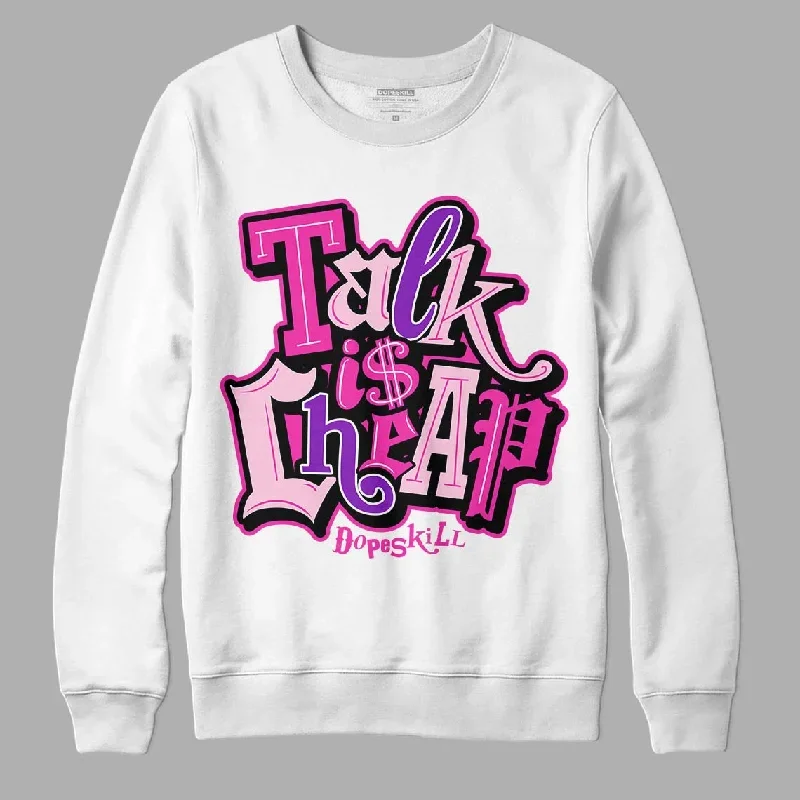 Pink Collection DopeSkill Sweatshirt Talk Is Chip Graphic