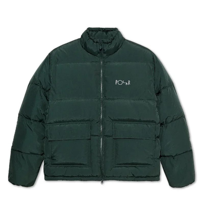 Pocket Puffer Jacket - Dark Teal