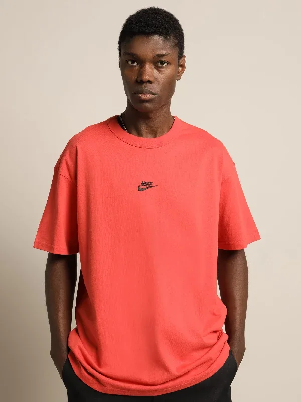 Premium Essential T-Shirt in Lobster Orange