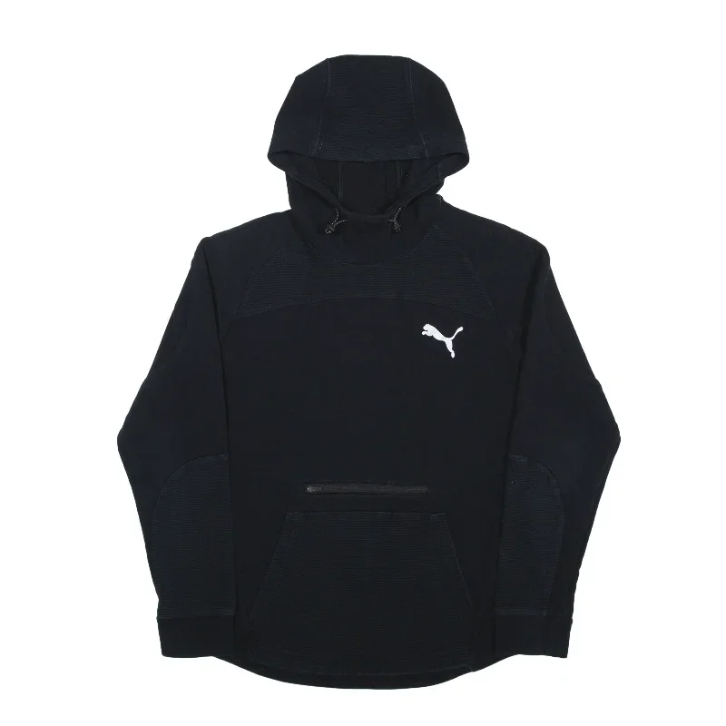 PUMA Hoodie Black Pullover Mens M