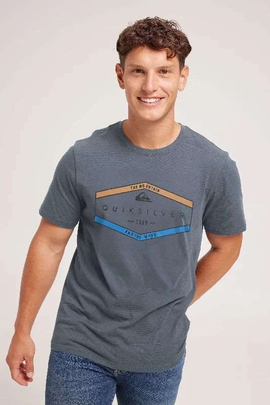 Quick Silver Men's The Mountain Printed Short Sleeve Tee Shirt