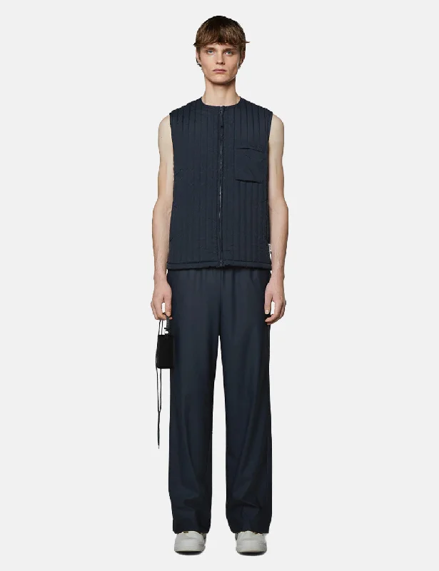 Rains Liner Vest - Navy Blue