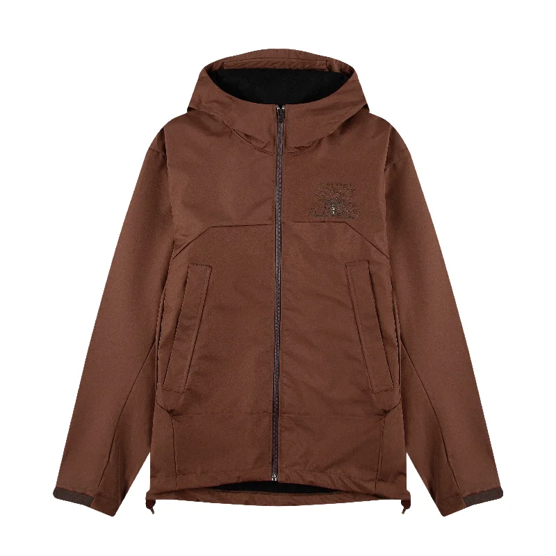 ""rainy day"" shell Jacket brown