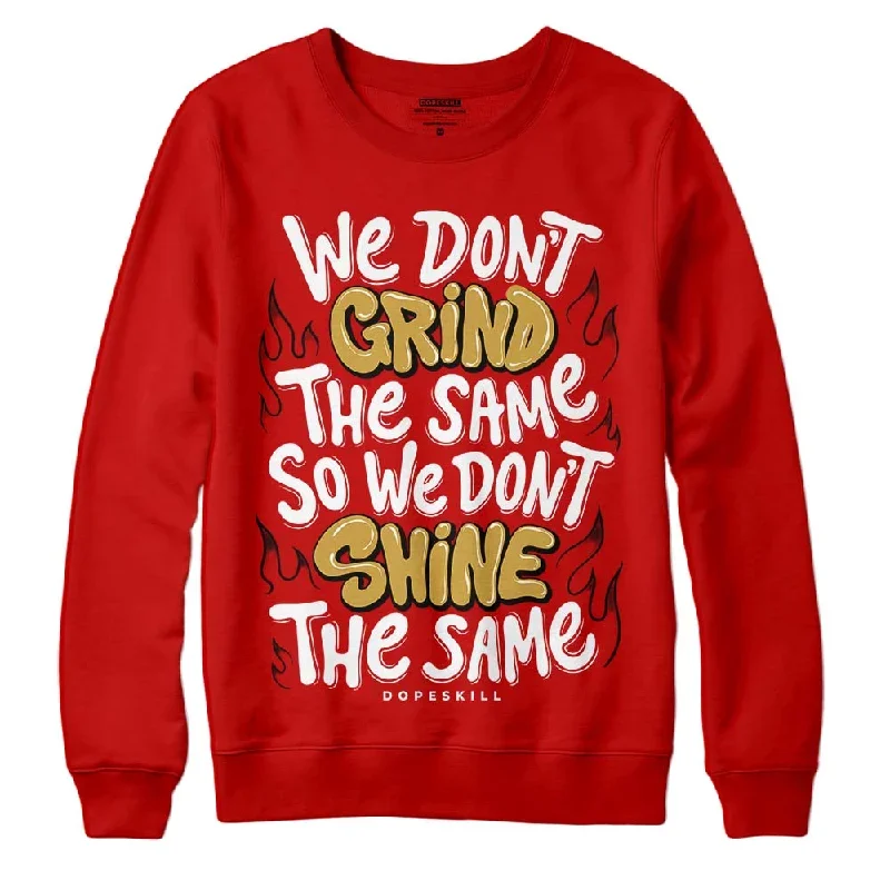 Red Collection DopeSkill Red Sweatshirt Grind Shine Graphic