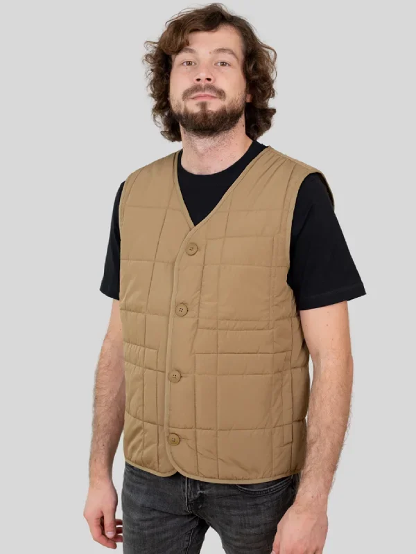 Rocco Quilted Vest - Khaki