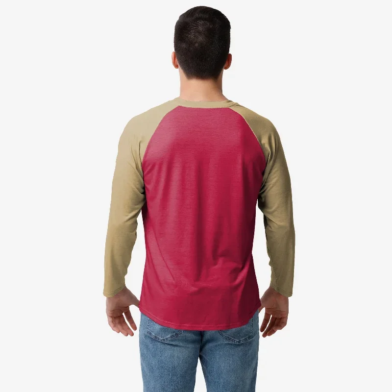 san-francisco-49ers-colorblock-wordmark-raglan-t-shirt