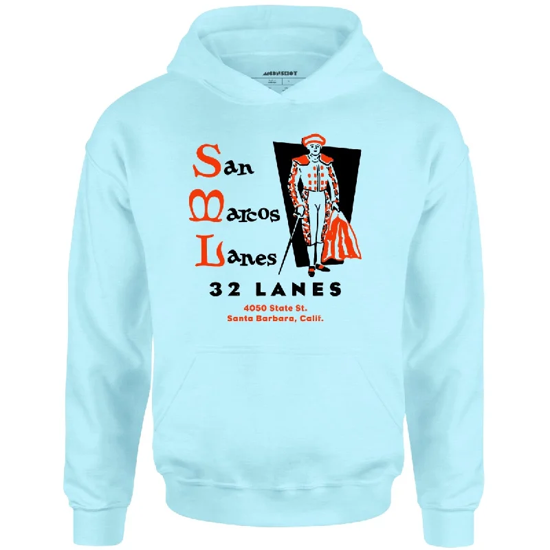 san-marcos-lanes-santa-barbara-ca-vintage-bowling-alley-unisex-hoodie