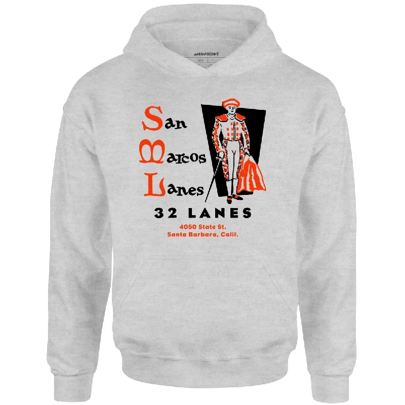 san-marcos-lanes-santa-barbara-ca-vintage-bowling-alley-unisex-hoodie