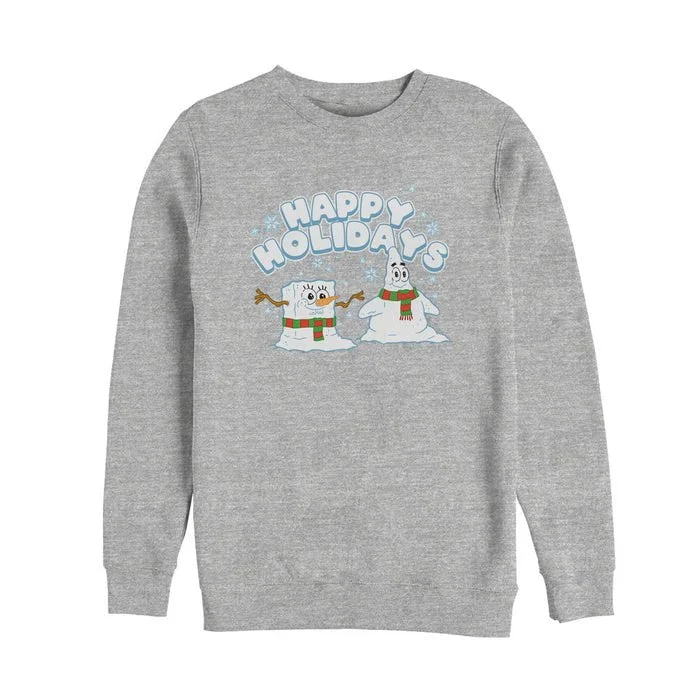 SpongeBob SquarePants and Patrick Happy Holidays Crewneck Sweatshirt