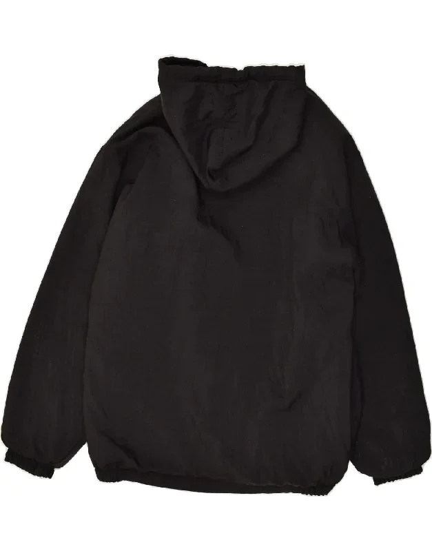 starter-mens-hooded-windbreaker-jacket-uk-40-large-black-polyester