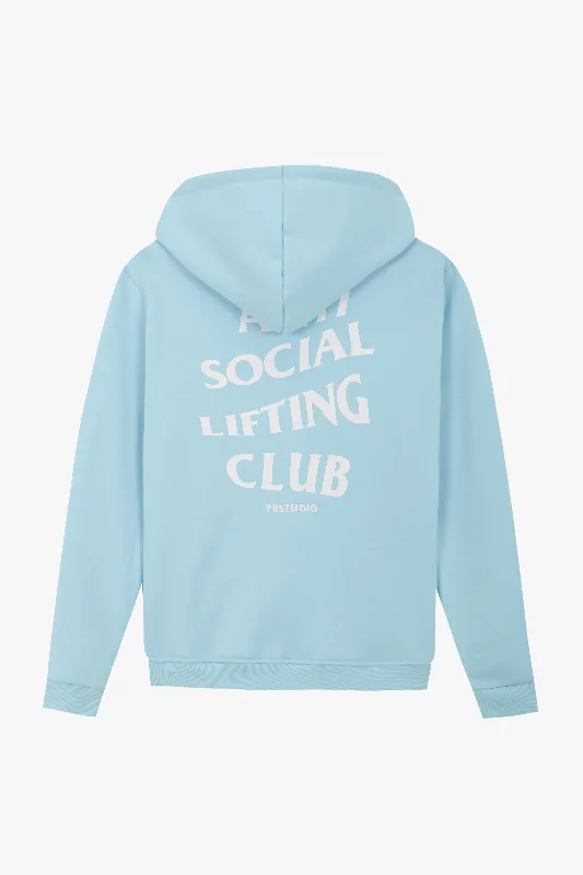 SUDADERA ANTI SOCIAL LIFTING CLUB - AZUL