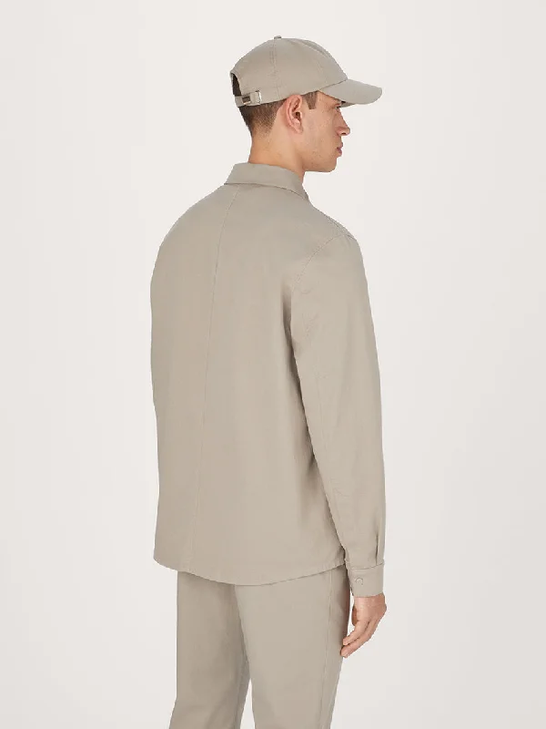 the-24-overshirt-beige-stretch-cotton