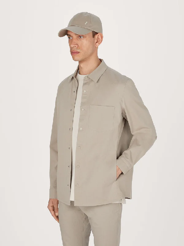 the-24-overshirt-beige-stretch-cotton