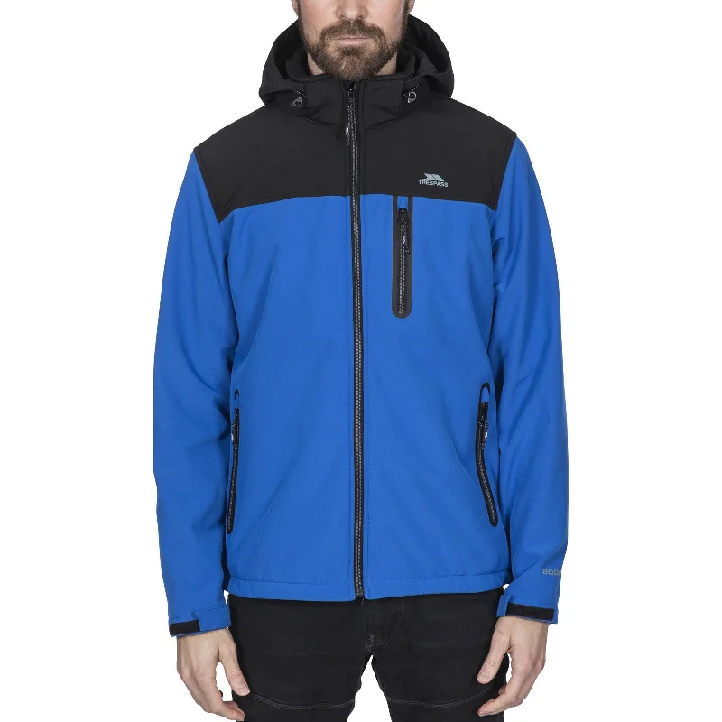 Trespass Mens Hebron II Softshell Jacket - Blue