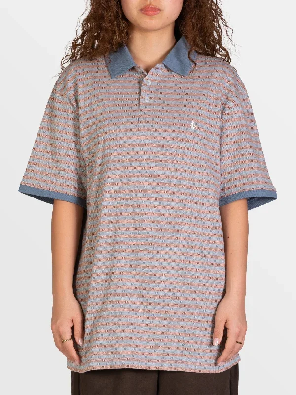 VEECO VITAL SHORT SLEEVE POLO - SLATE BLUE