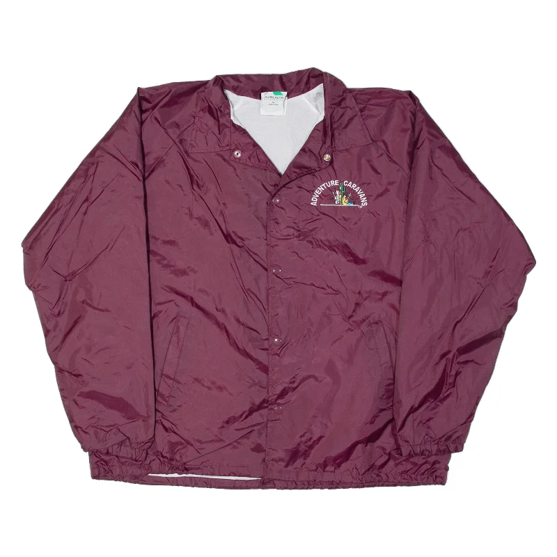 AUGUSTA Mens Shell Jacket Maroon 90s XL