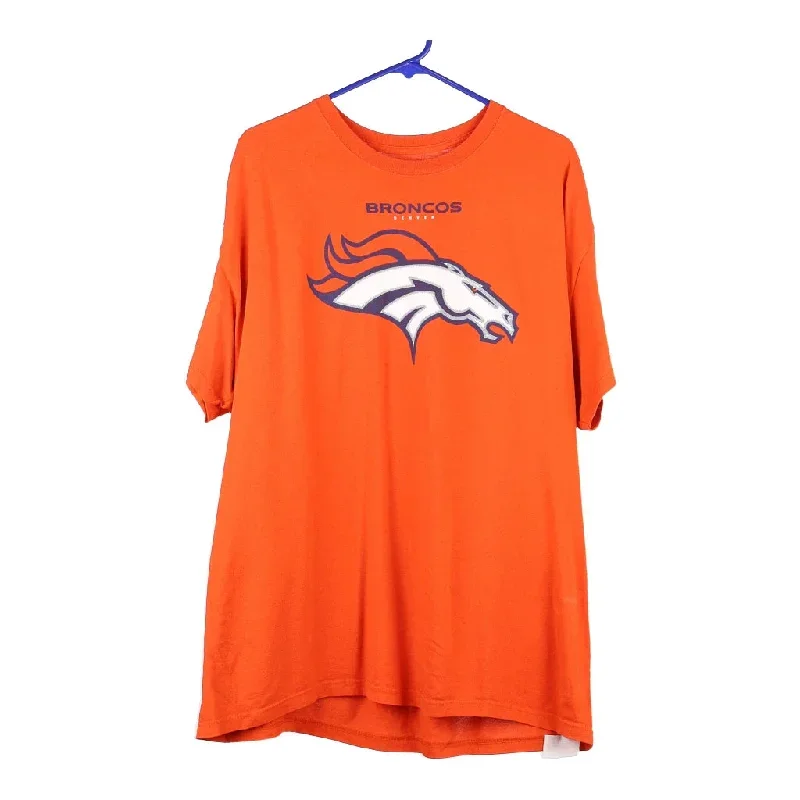 Denver Broncos Nfl T-Shirt - XL Orange Cotton