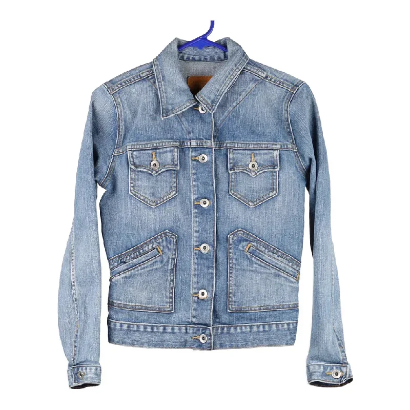 Levis Denim Jacket - Small Blue Cotton