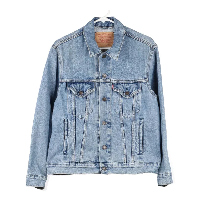 Levis Denim Jacket - Small Blue Cotton