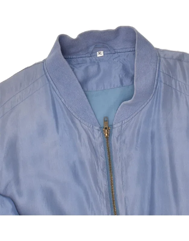 vintage-mens-bomber-jacket-uk-42-xl-blue-silk