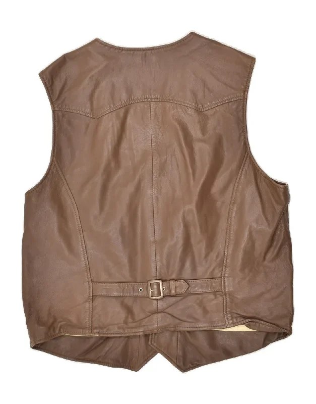 vintage-mens-leather-gilet-uk-40-large-brown