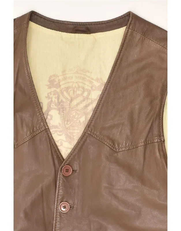 vintage-mens-leather-gilet-uk-40-large-brown