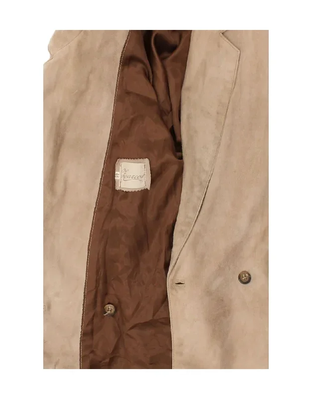 vintage-mens-suede-double-breasted-blazer-jacket-it-48-medium-beige