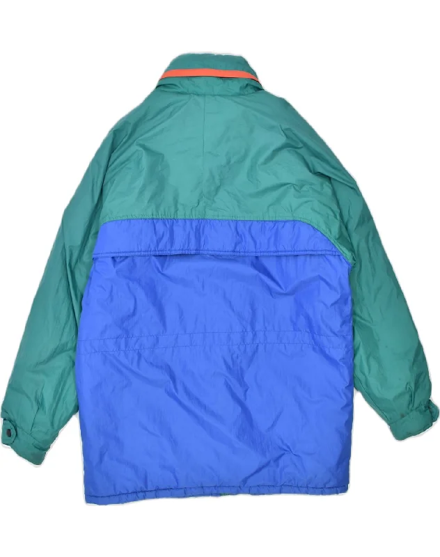 vintage-mens-windbreaker-jacket-uk-42-xl-blue-colourblock-nylon