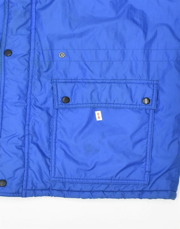 vintage-mens-windbreaker-jacket-uk-42-xl-blue-colourblock-nylon