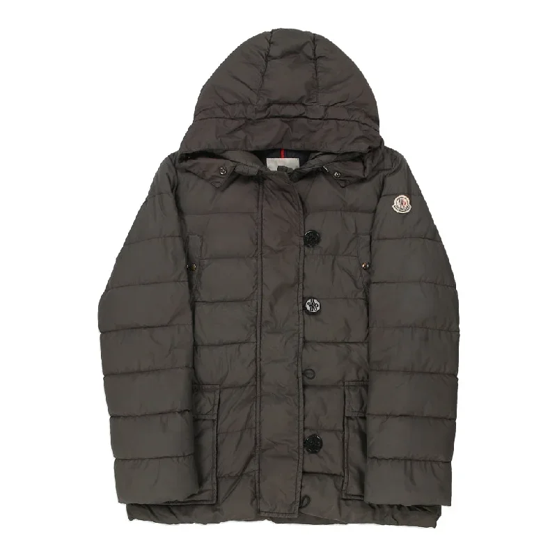 Moncler Puffer - Medium Grey Down And Feather