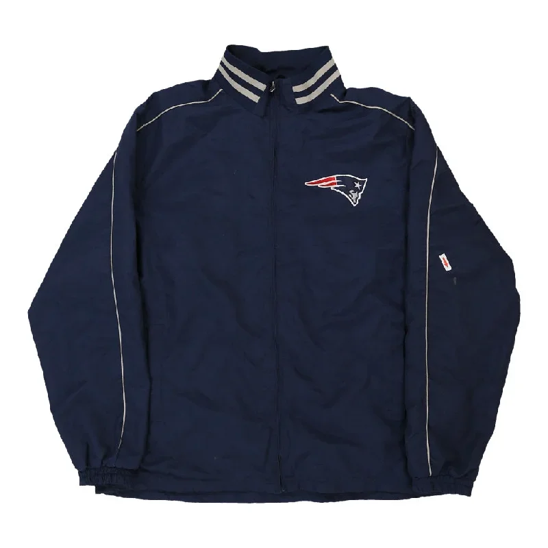 New England Patriots Nfl Track Jacket - XL Navy Polyester