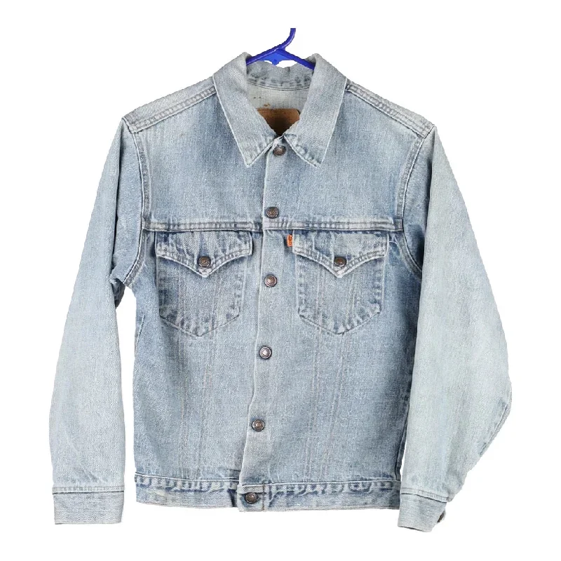 Orange Tab Levis Denim Jacket - XS Blue Cotton