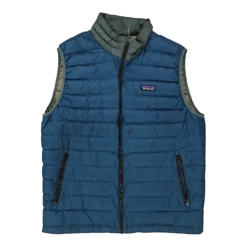 Patagonia Gilet - Large Blue Polyester