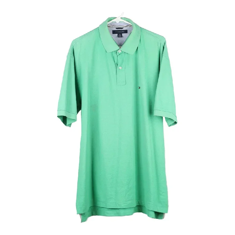 Tommy Hilfiger Polo Shirt - XL Green Cotton