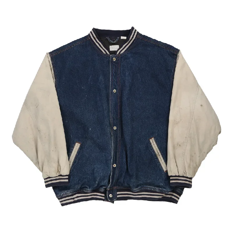 Unbranded Varsity Jacket - 2XL Blue Cotton