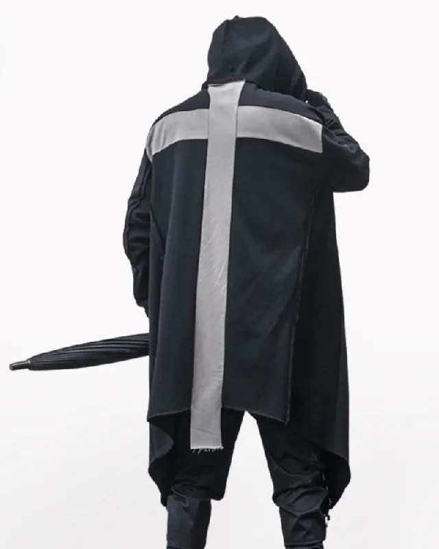 Wizard Techwear Ninja Long Cape Coat