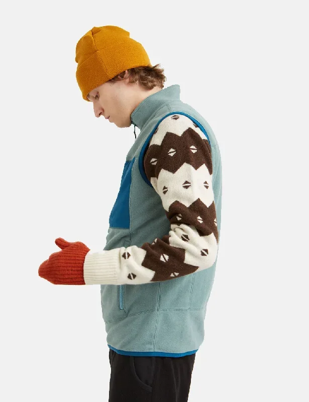 wood-wood-olaf-fleece-vest-turquoise