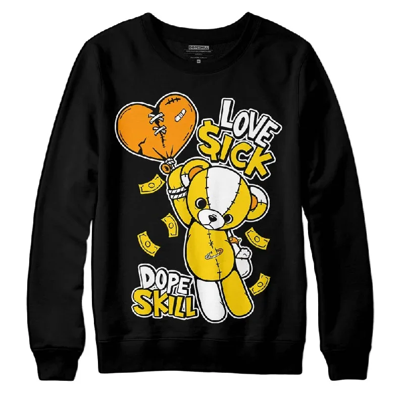 Yellow Ochre 6s DopeSkill Sweatshirt Love Sick Graphic