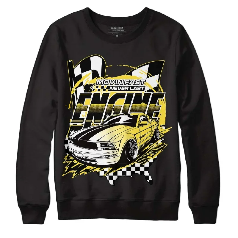 Yellow Snakeskin 11s DopeSkill Sweatshirt ENGINE Tshirt Graphic